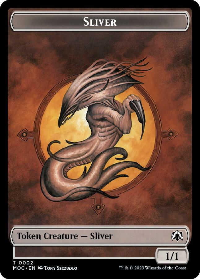 Sliver Token Double-Sided w/Goblin Sliver Token Double-Sided w/Goblin